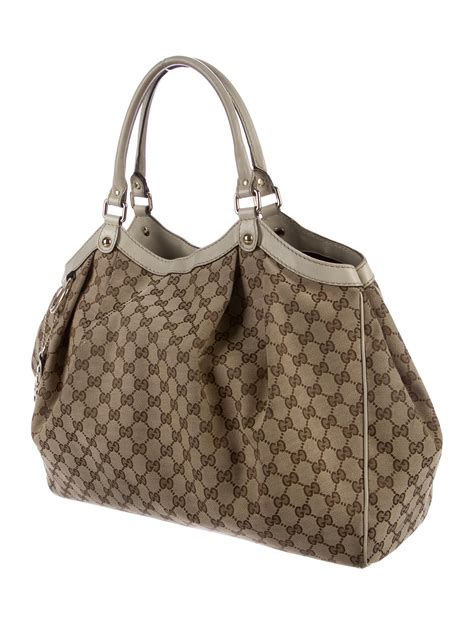 gucci big g tote|Gucci Large Bags & Handbags for Women for Sale .